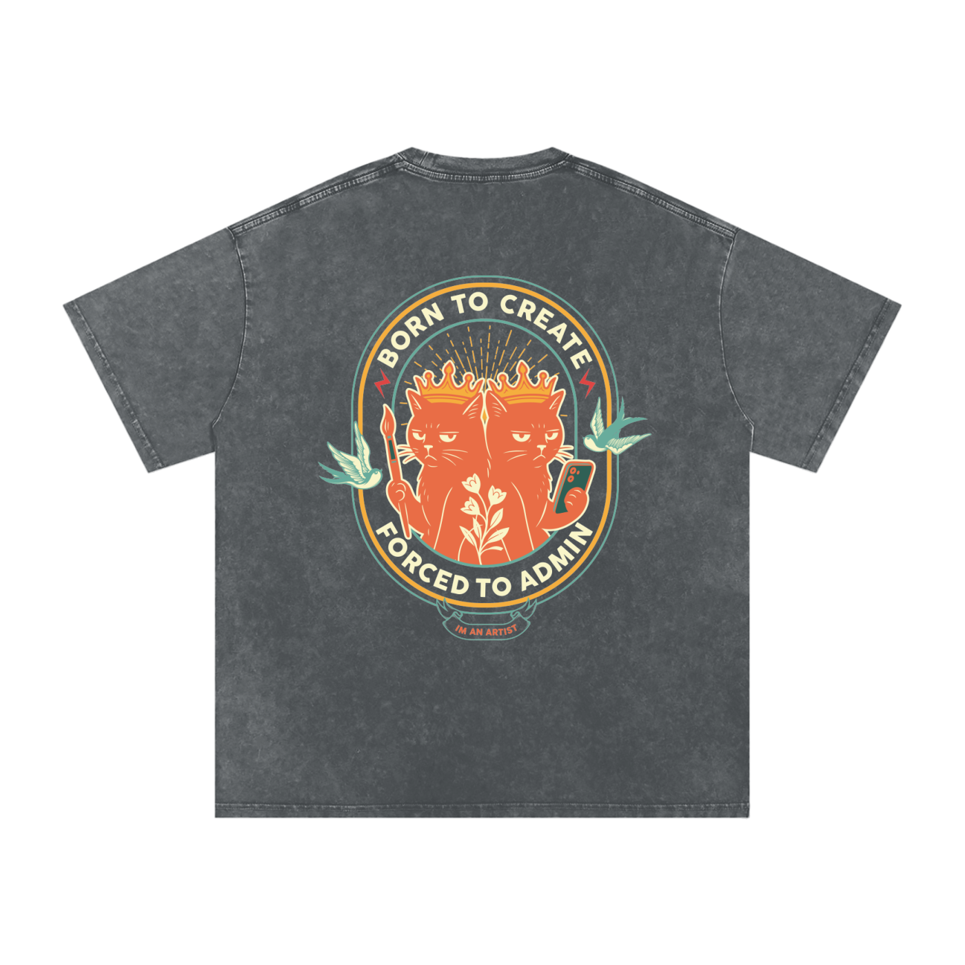 Acid Wash Oversize T-Shirt - 250 GSM