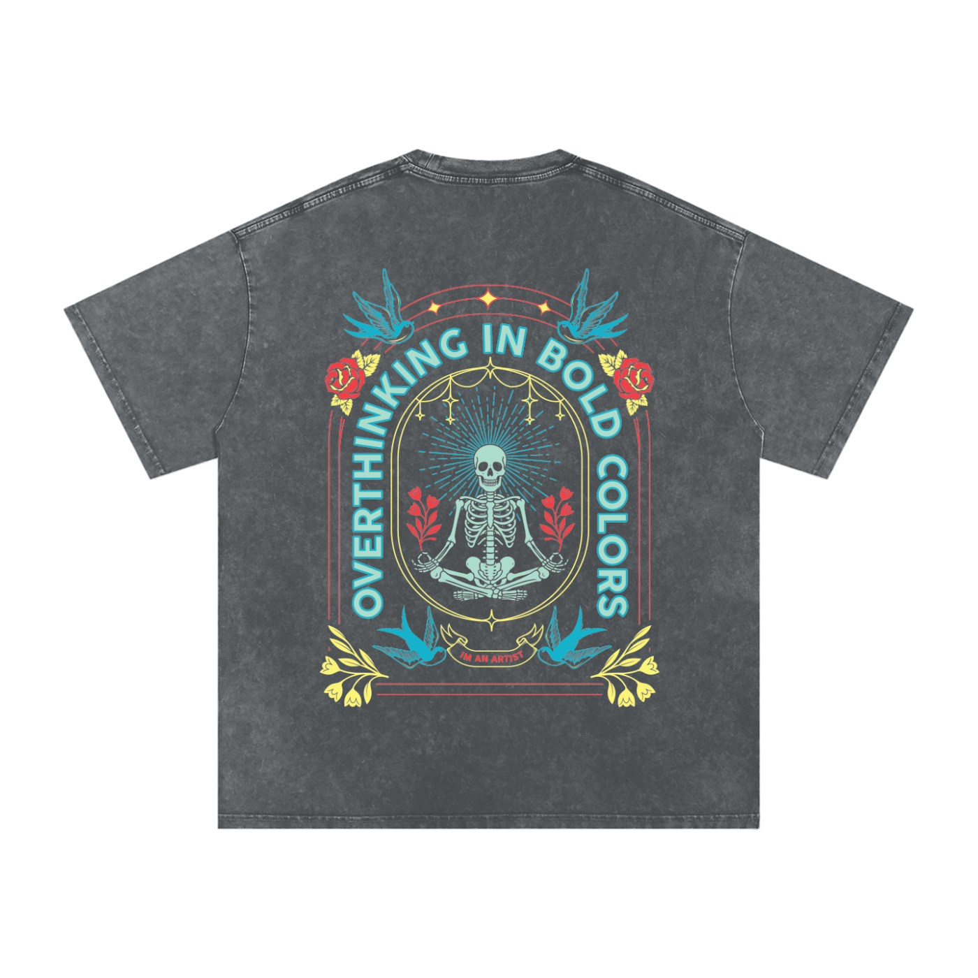 Acid Wash Oversize T-Shirt - 250 GSM