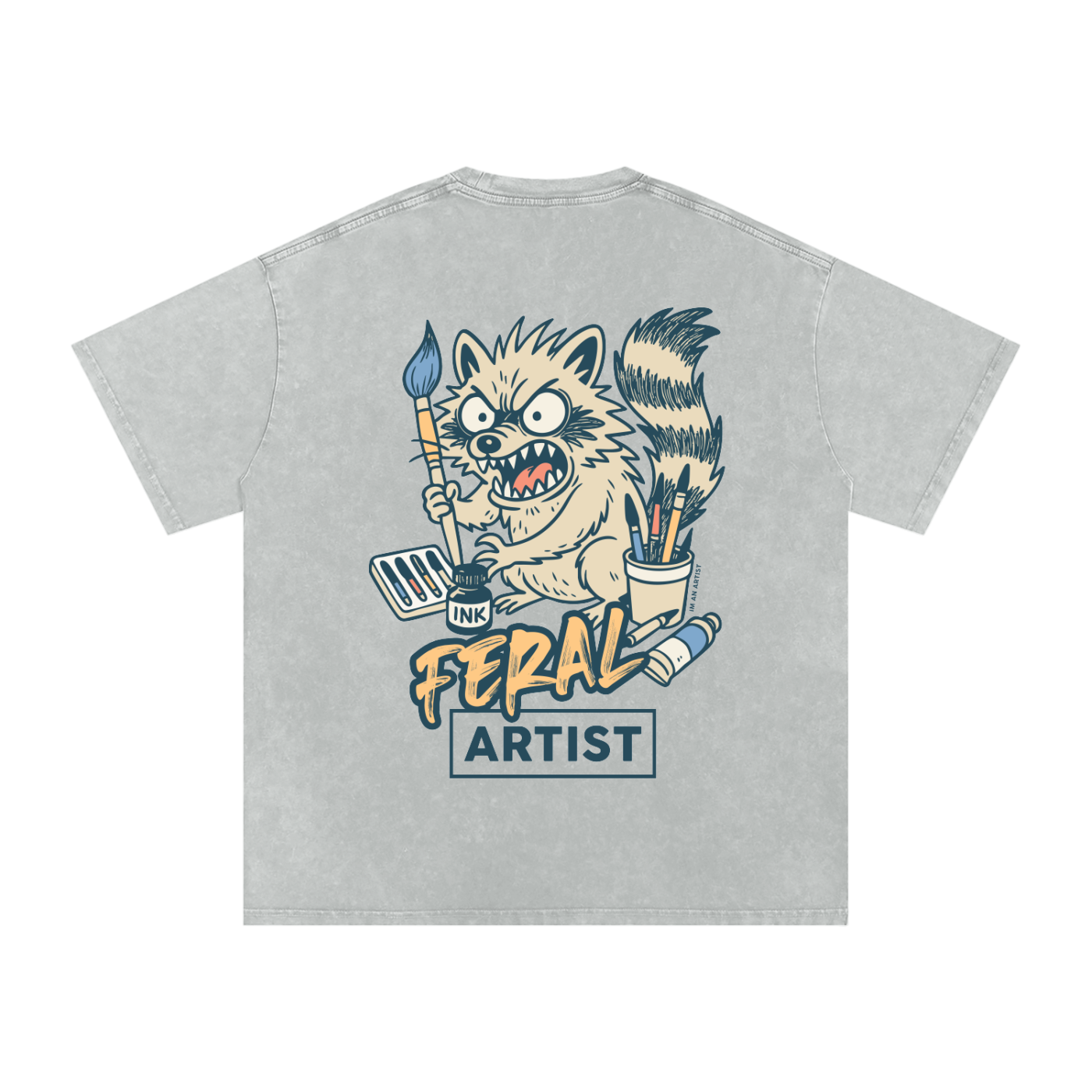 Acid Wash Oversize T-Shirt - 250 GSM