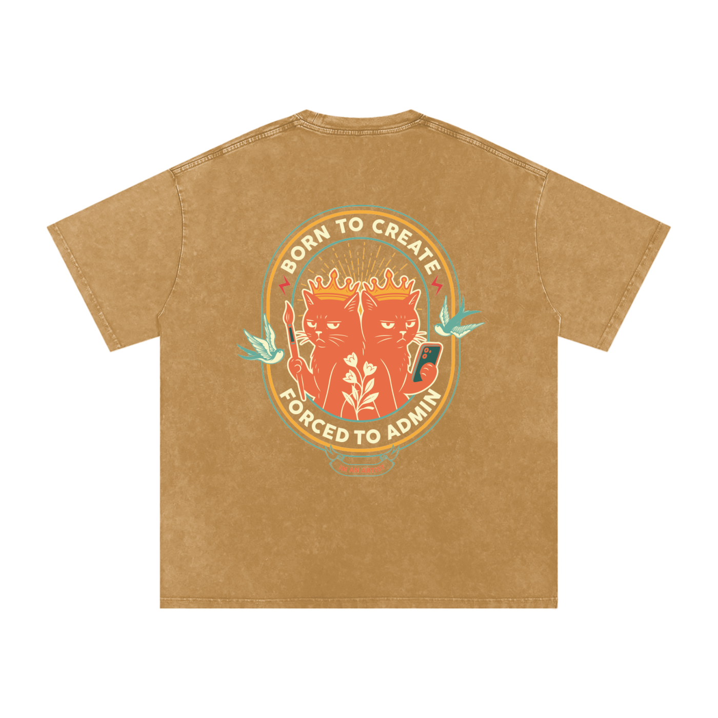 Acid Wash Oversize T-Shirt - 250 GSM