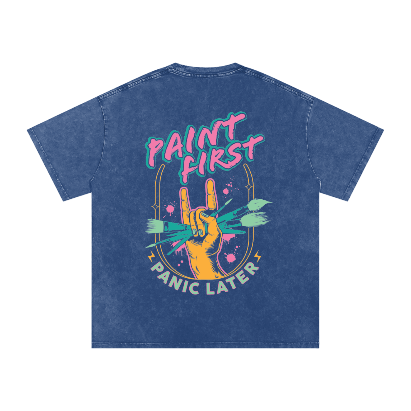 Acid Wash Oversize T-Shirt - 250 GSM
