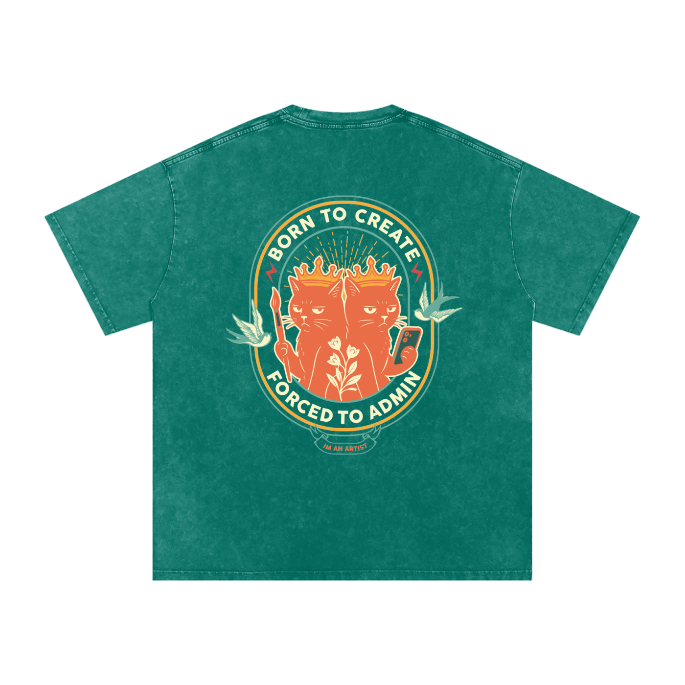 Acid Wash Oversize T-Shirt - 250 GSM