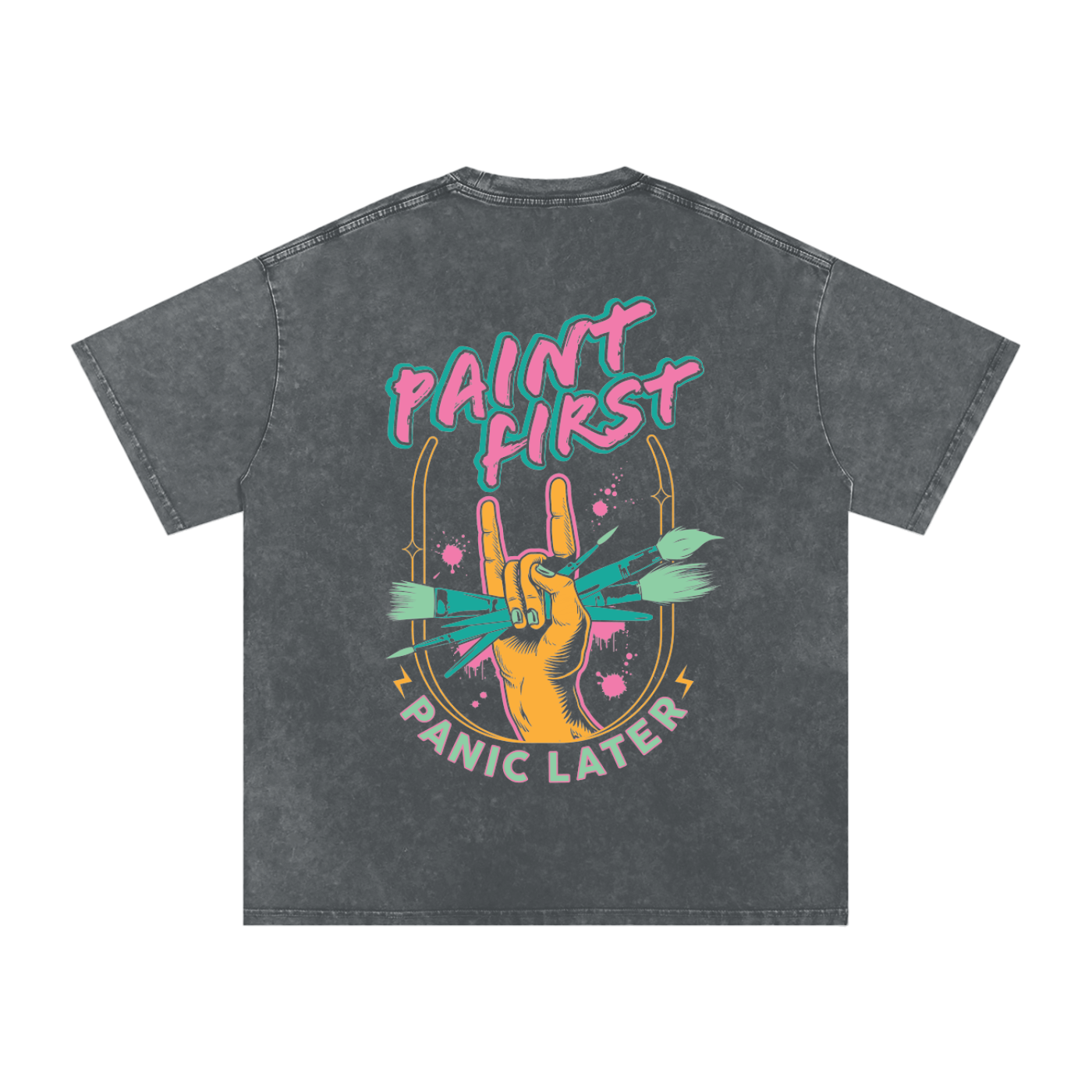 Acid Wash Oversize T-Shirt - 250 GSM