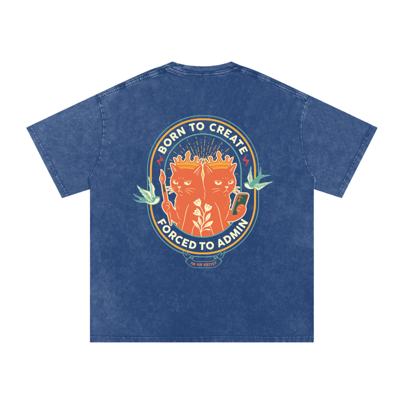 Acid Wash Oversize T-Shirt - 250 GSM