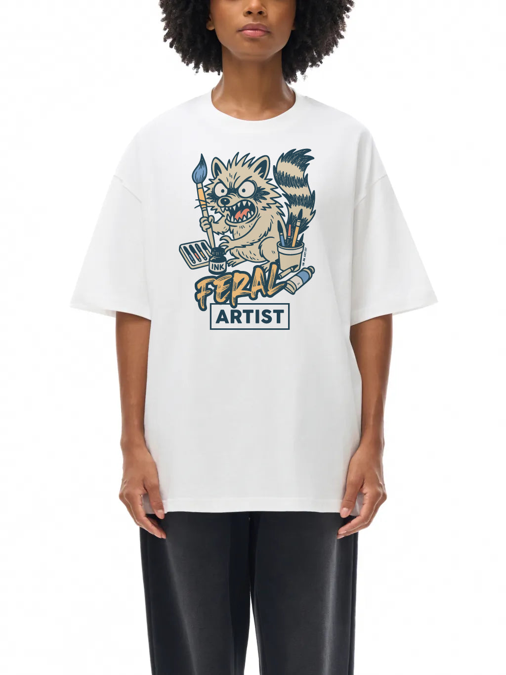 Oversize Deep Drop Shoulder Tee - 190 GSM