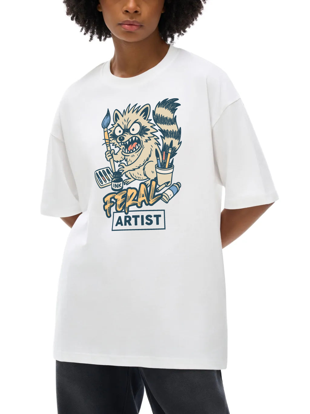 Oversize Deep Drop Shoulder Tee - 190 GSM