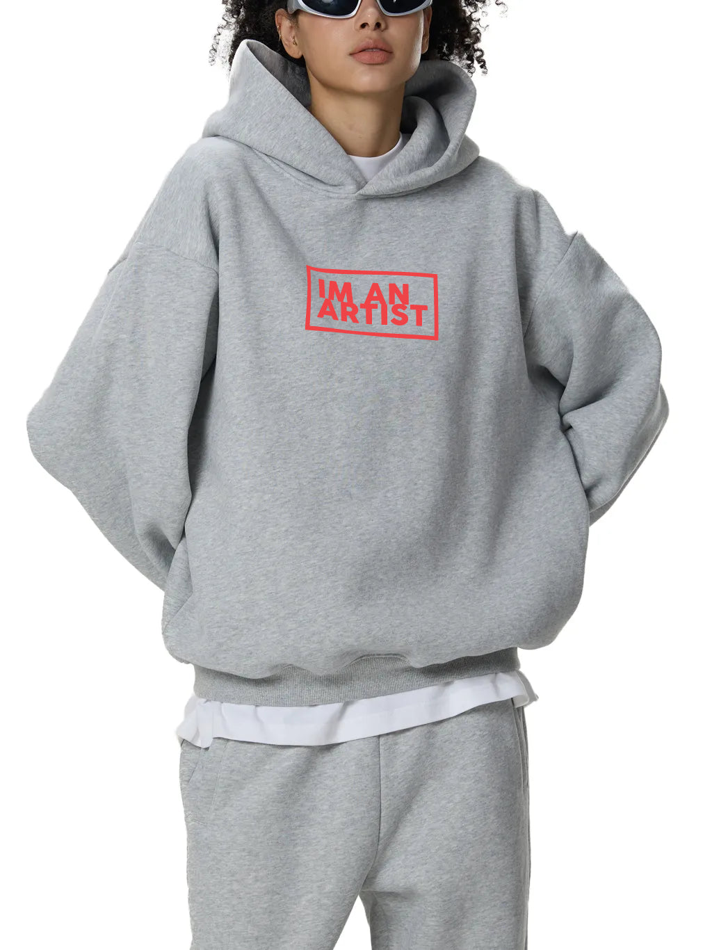Fleeced Boxy Hoodie