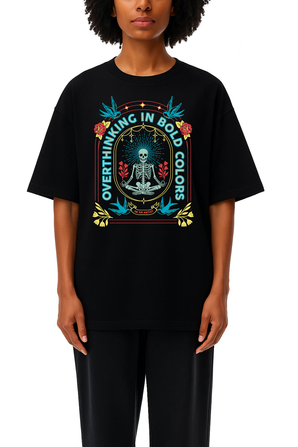 Oversize Deep Drop Shoulder Tee - 190 GSM