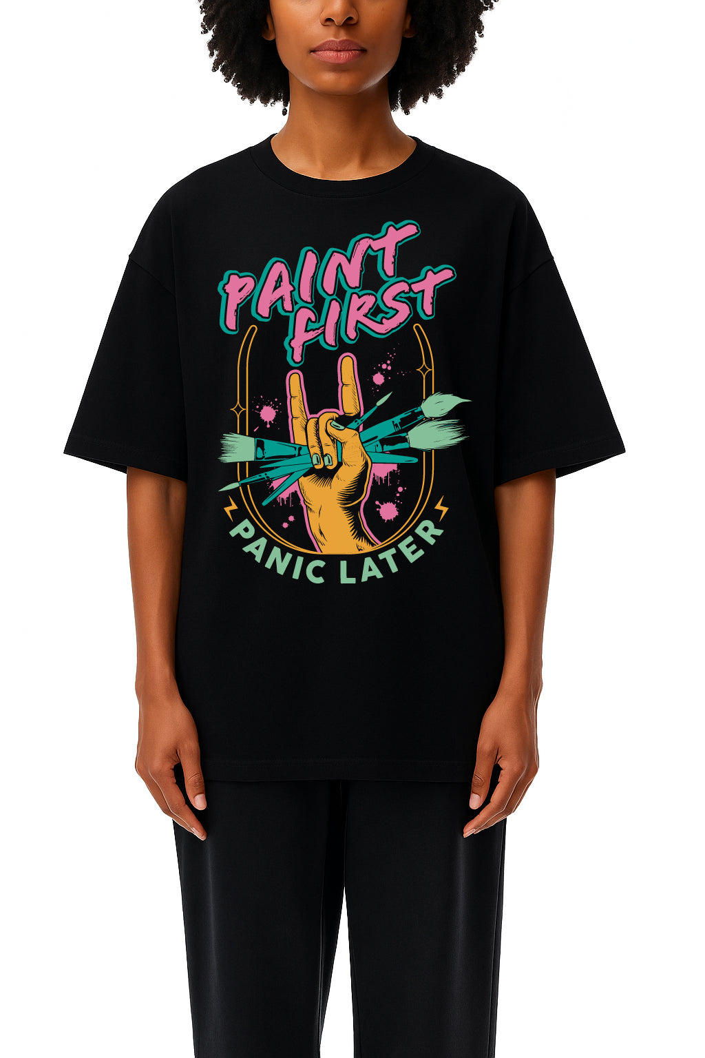 Oversize Deep Drop Shoulder Tee - 190 GSM