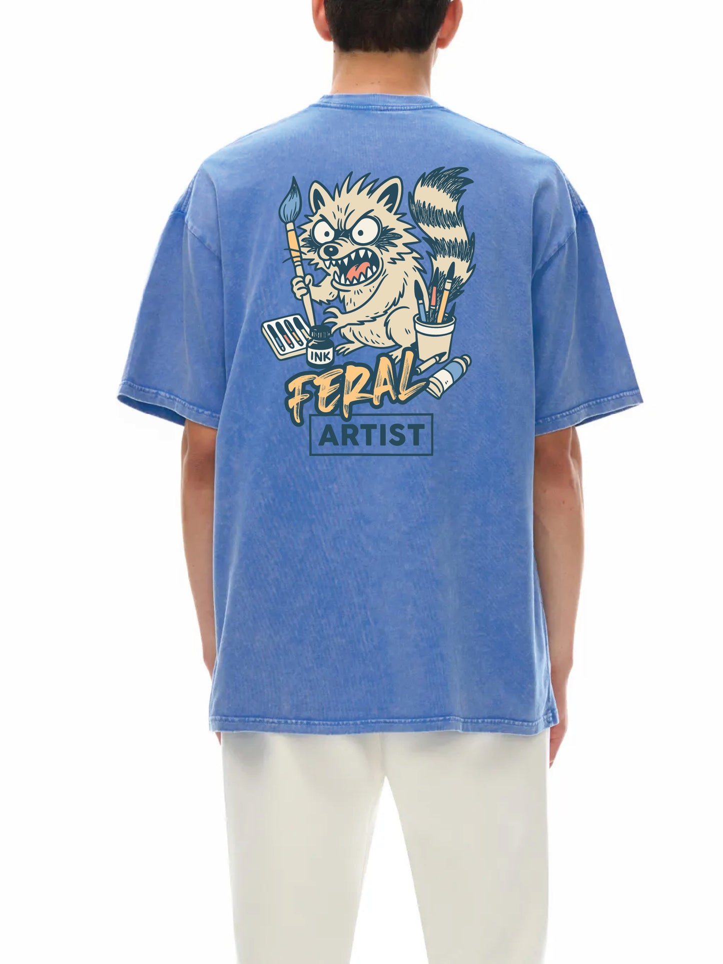 Acid Wash Oversize T-Shirt - 250 GSM