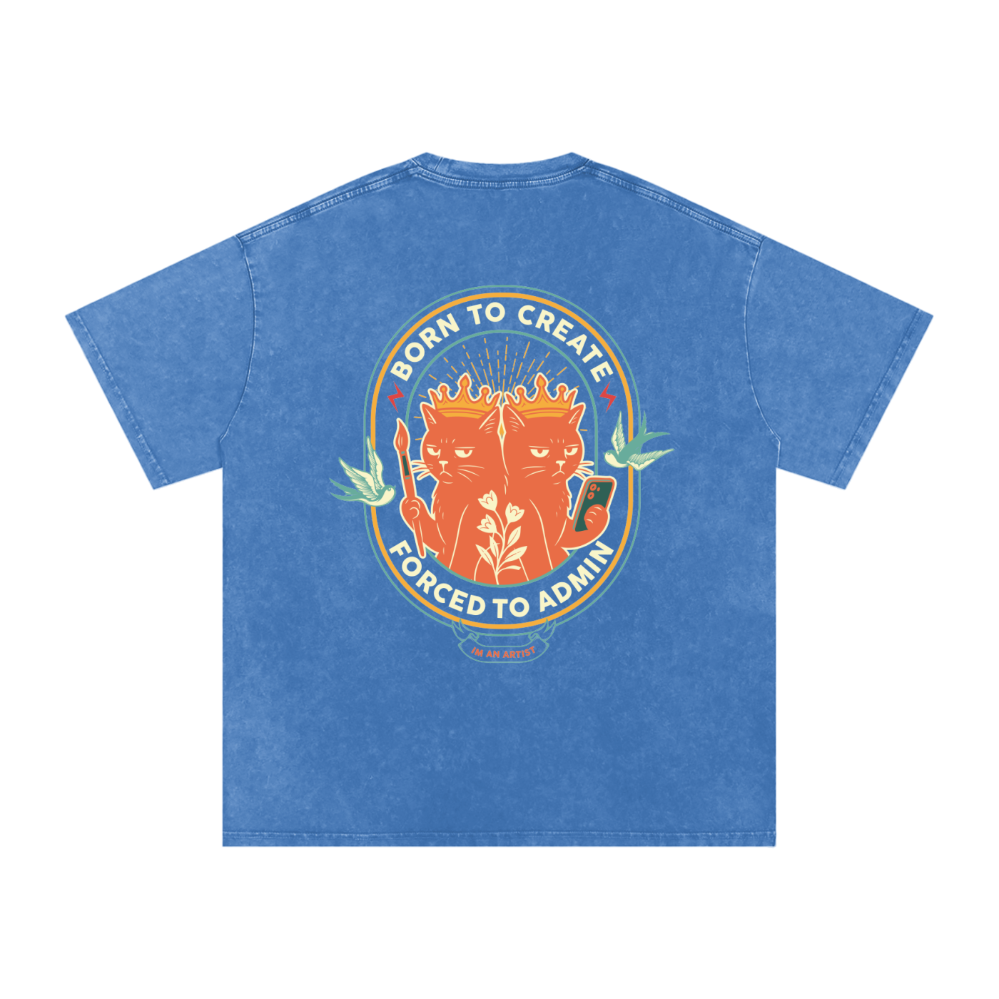 Acid Wash Oversize T-Shirt - 250 GSM
