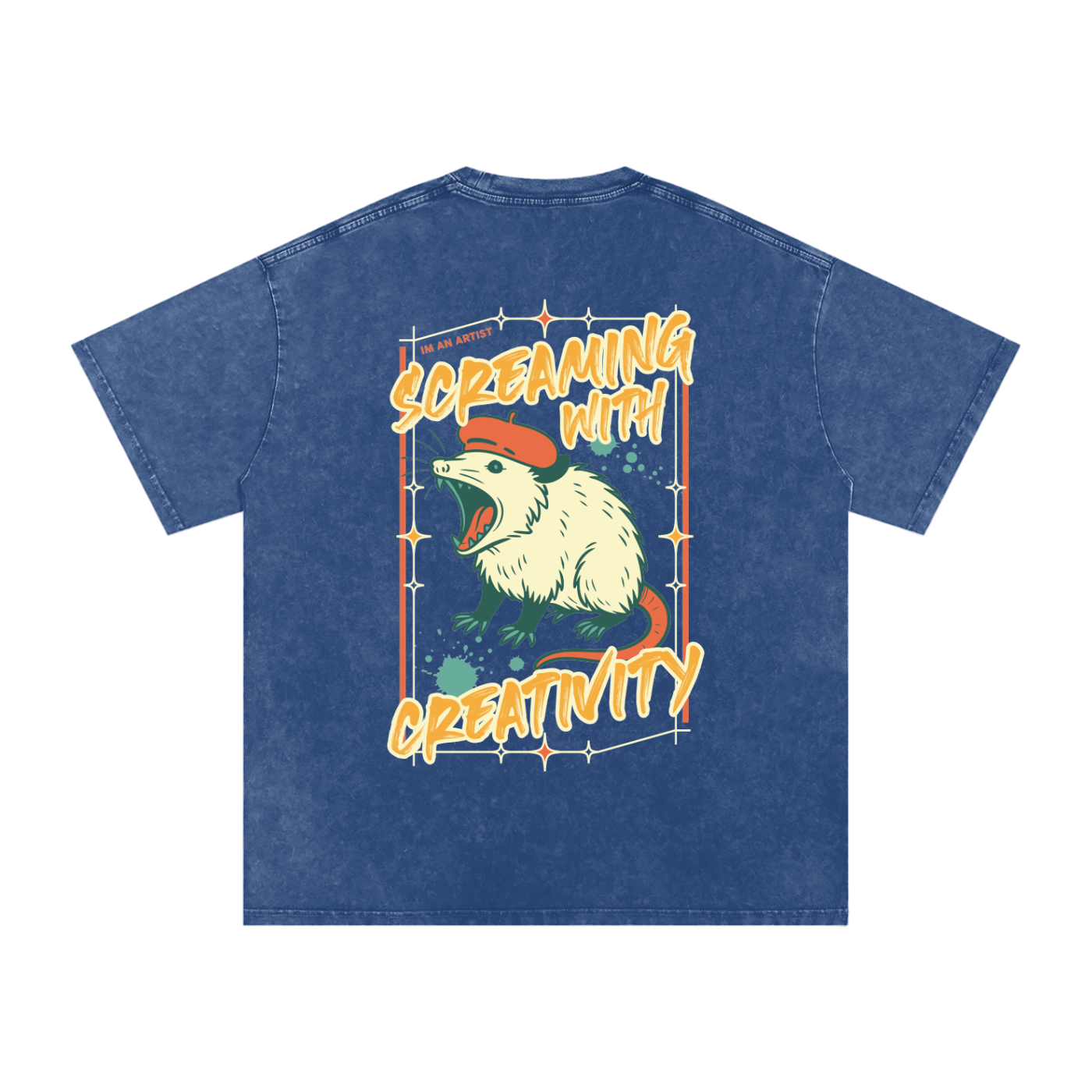Acid Wash Oversize T-Shirt - 250 GSM