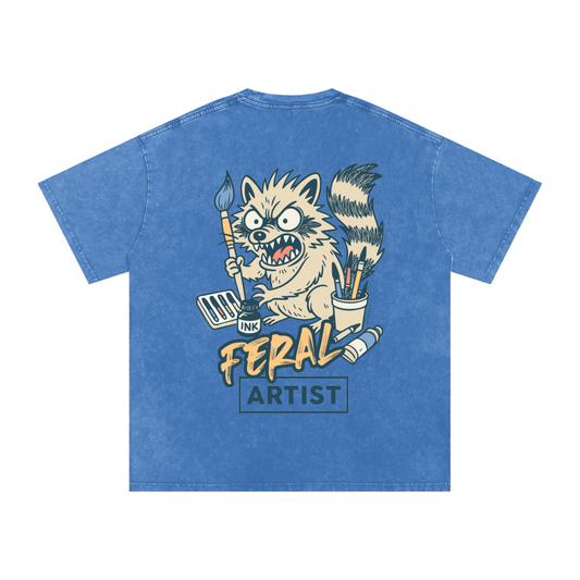 Acid Wash Oversize T-Shirt - 250 GSM