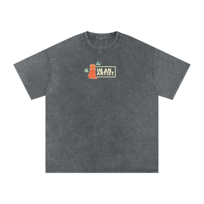 Acid Wash Oversize T-Shirt - 250 GSM