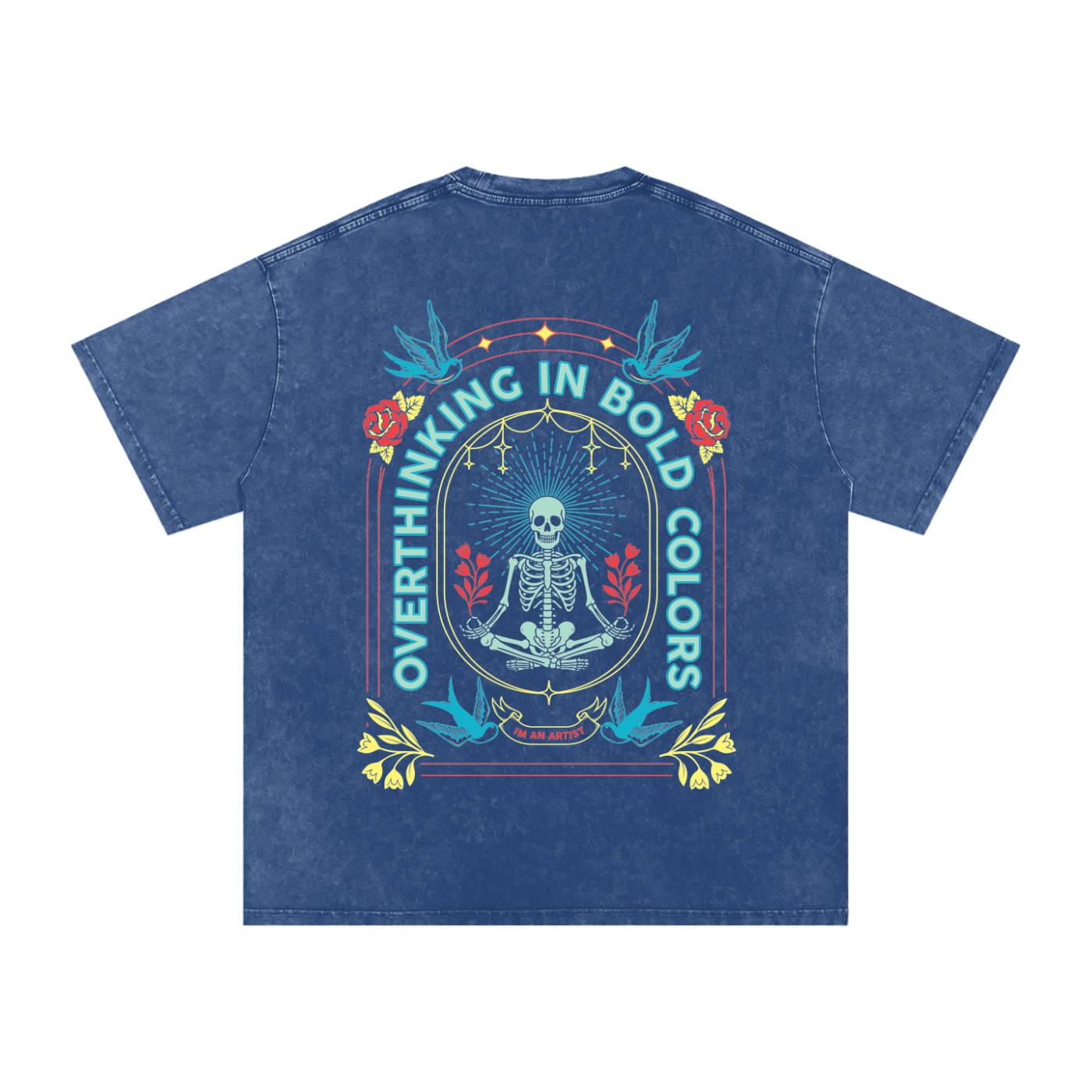 Acid Wash Oversize T-Shirt - 250 GSM