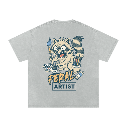 Acid Wash Oversize T-Shirt - 250 GSM
