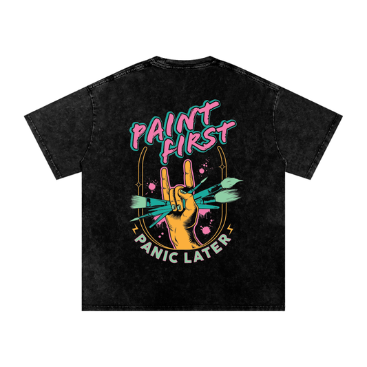 Acid Wash Oversize T-Shirt - 250 GSM