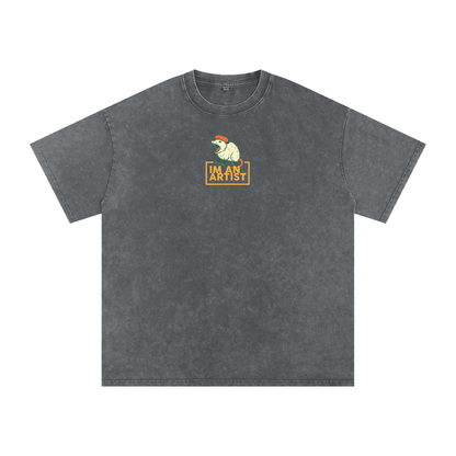Acid Wash Oversize T-Shirt - 250 GSM