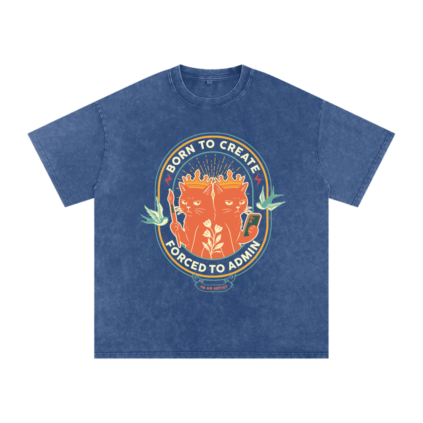 Acid Wash Oversize T-Shirt - 250 GSM