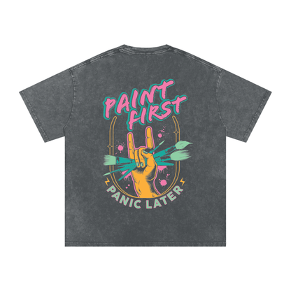 Acid Wash Oversize T-Shirt - 250 GSM