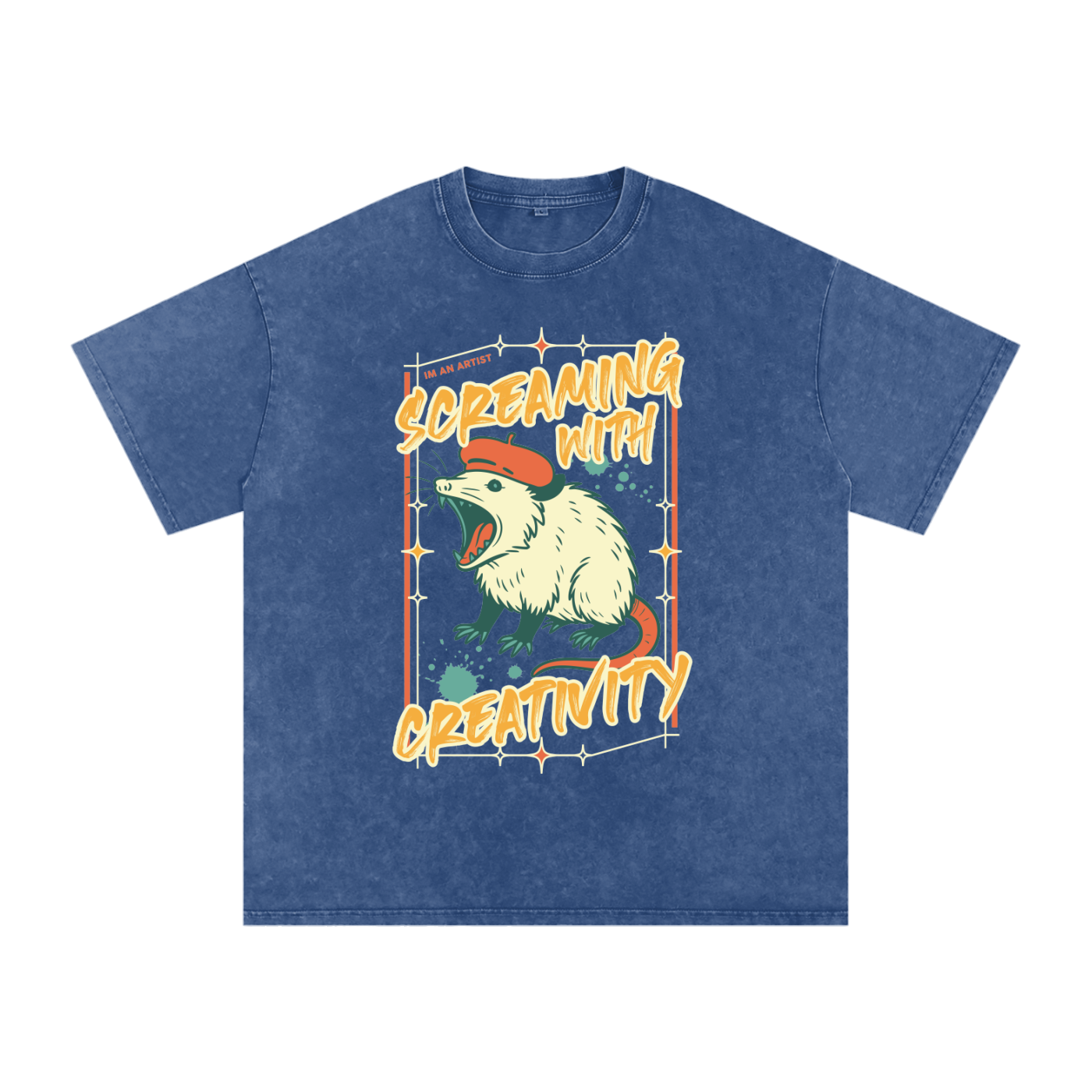 Acid Wash Oversize T-Shirt - 250 GSM