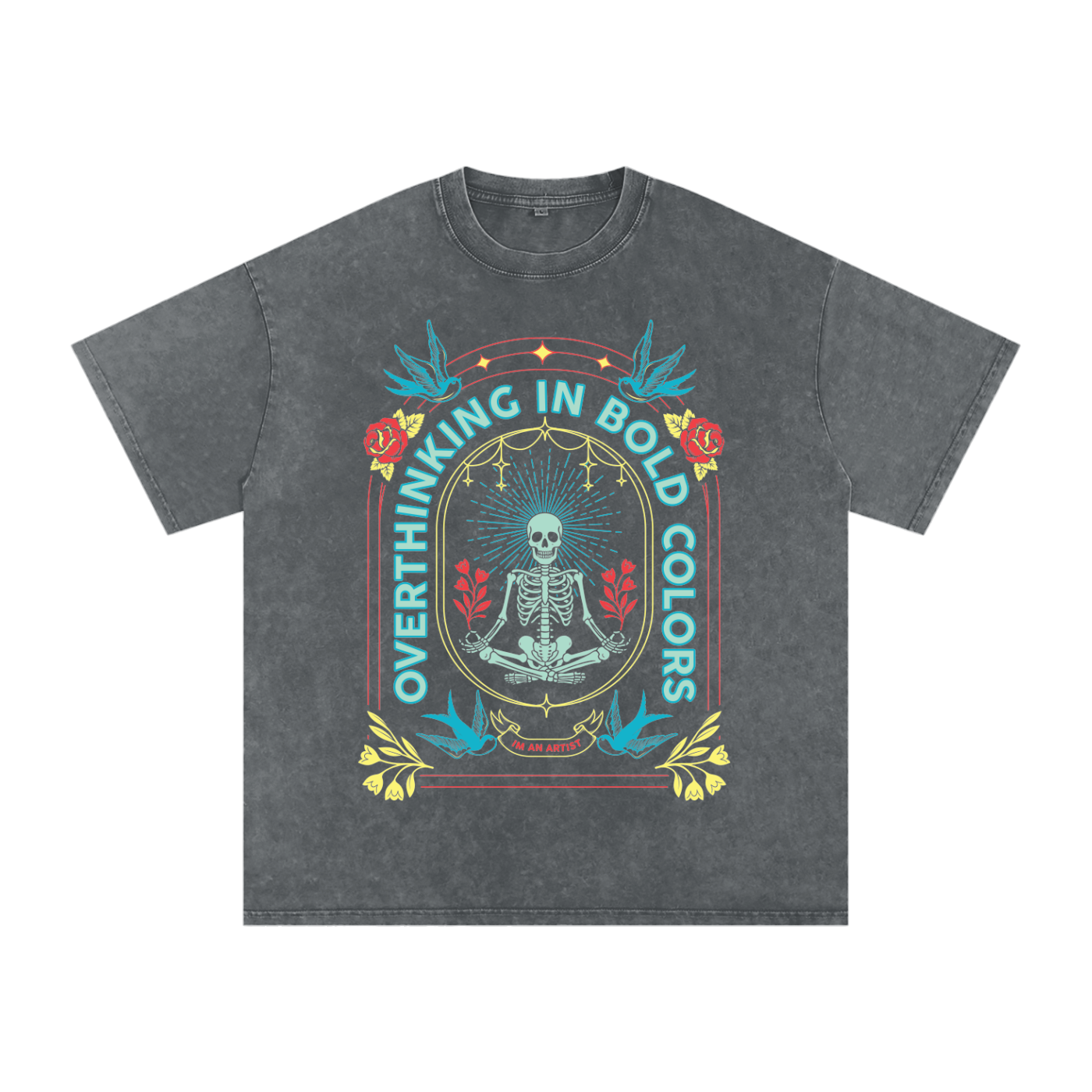 Acid Wash Oversize T-Shirt - 250 GSM