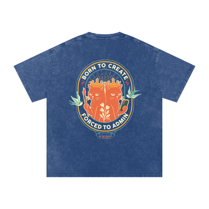 Acid Wash Oversize T-Shirt - 250 GSM