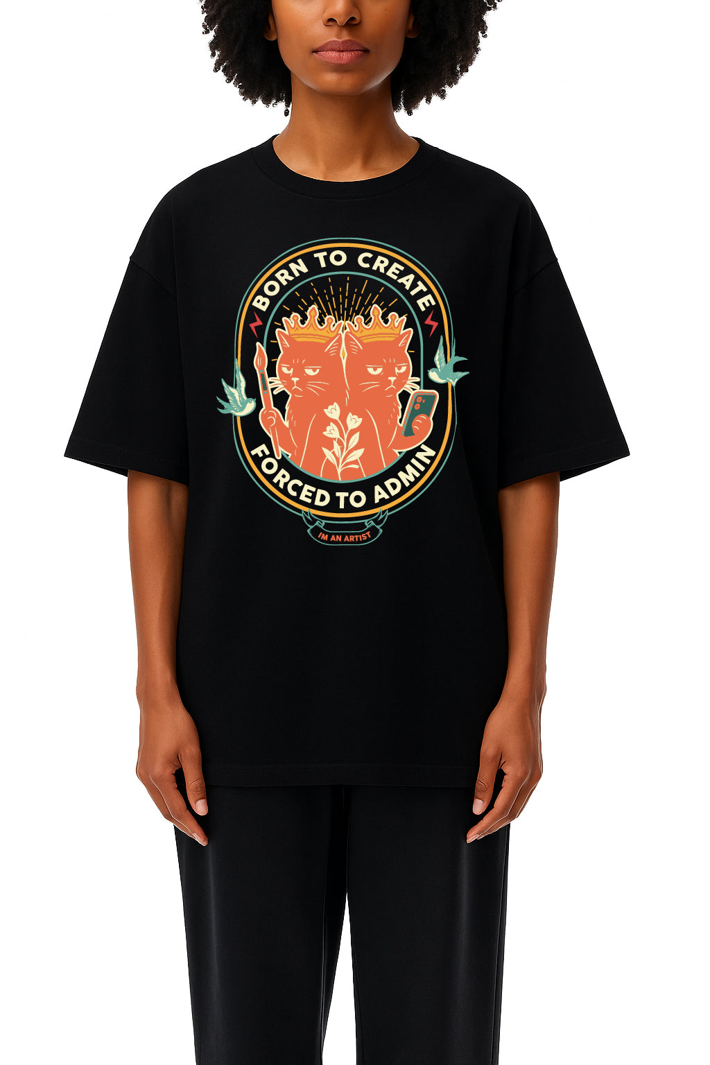 Oversize Deep Drop Shoulder Tee - 190 GSM