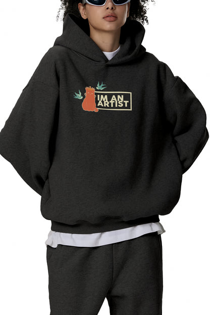 Fleeced Boxy Hoodie