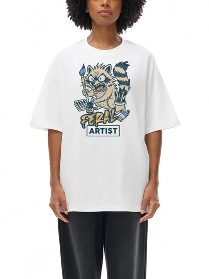Oversize Deep Drop Shoulder Tee - 190 GSM