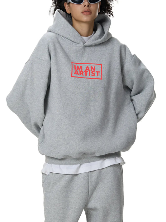 Fleeced Boxy Hoodie