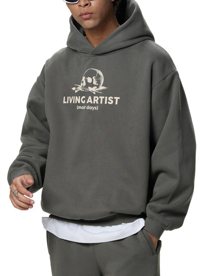 Fleeced Boxy Hoodie