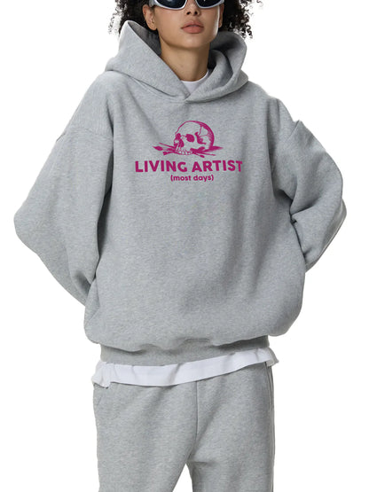 Fleeced Boxy Hoodie