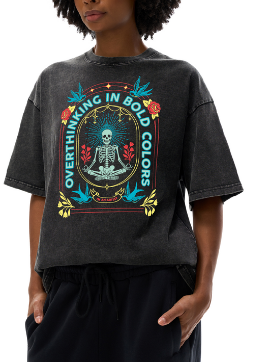 Acid Wash Oversize T-Shirt - 250 GSM