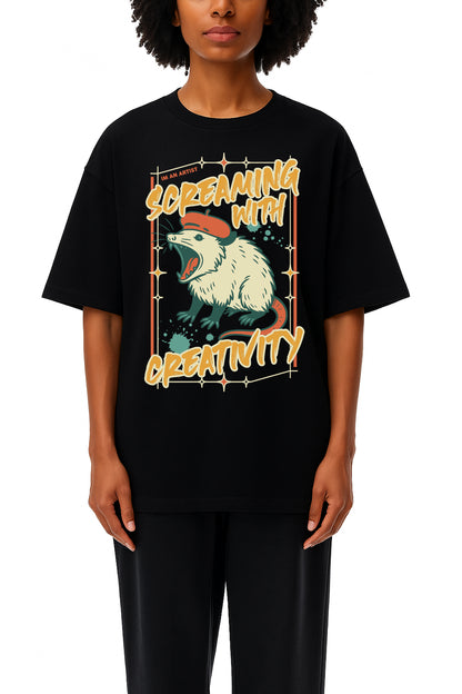 Oversize Deep Drop Shoulder Tee - 190 GSM