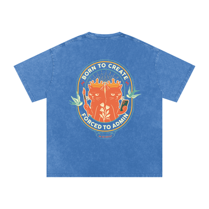Acid Wash Oversize T-Shirt - 250 GSM