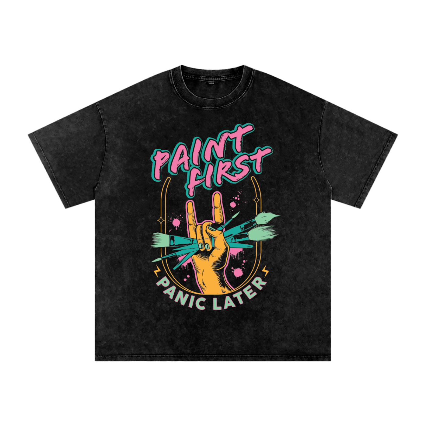 Acid Wash Oversize T-Shirt - 250 GSM