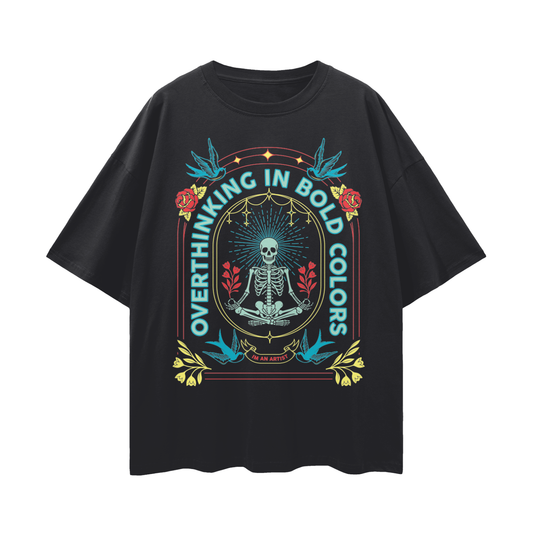 Oversize Deep Drop Shoulder Tee - 190 GSM