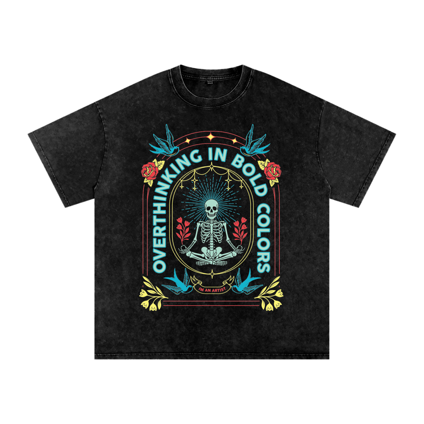 Acid Wash Oversize T-Shirt - 250 GSM
