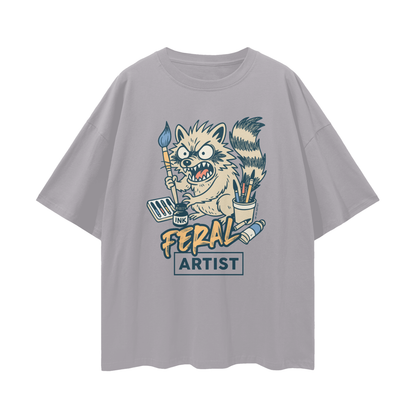 Oversize Deep Drop Shoulder Tee - 190 GSM