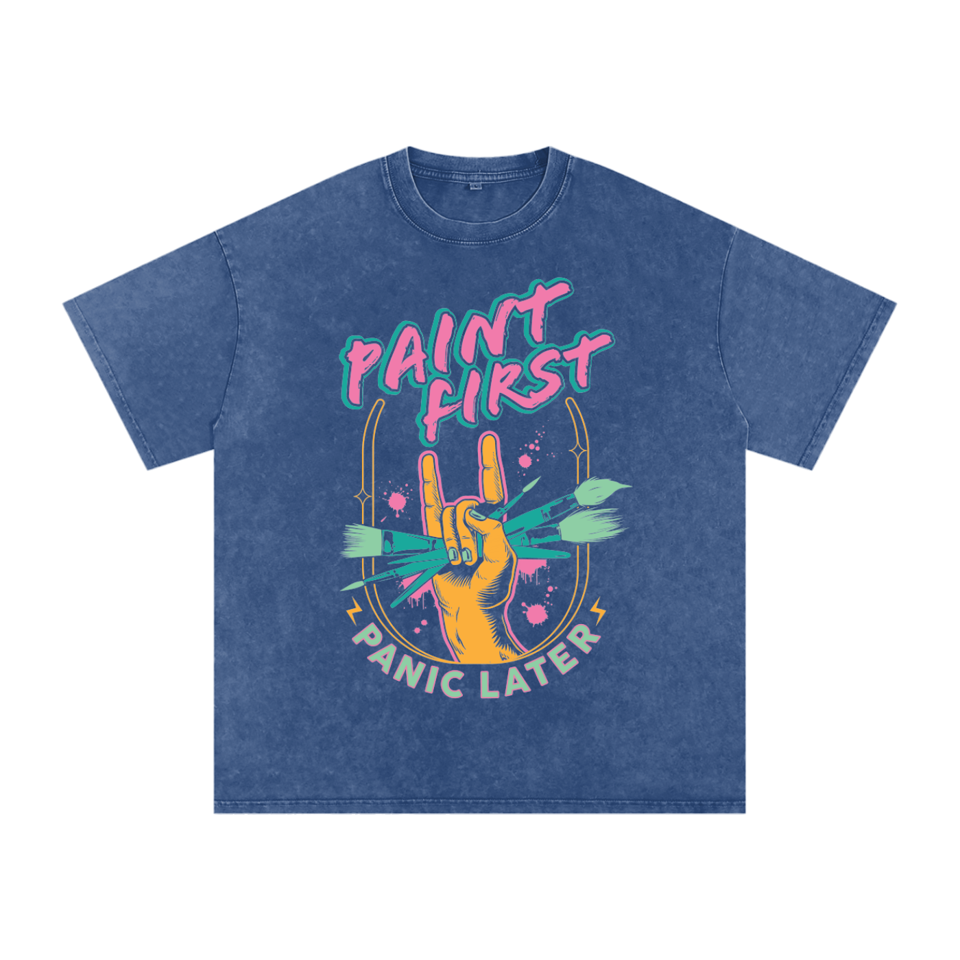 Acid Wash Oversize T-Shirt - 250 GSM