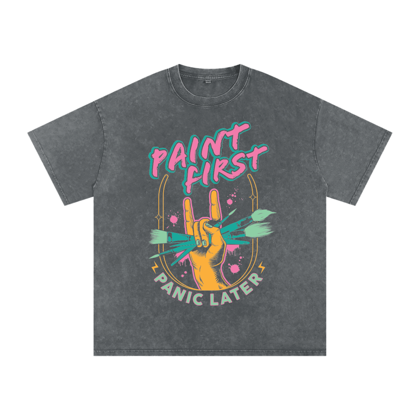 Acid Wash Oversize T-Shirt - 250 GSM